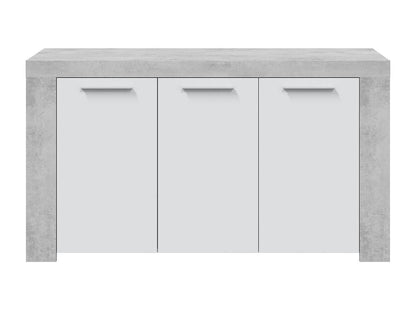 Credenza bianca a 3 ante, 80 x 144 x 42 cm