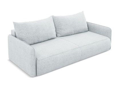 Divano letto trasformabile in tessuto blu