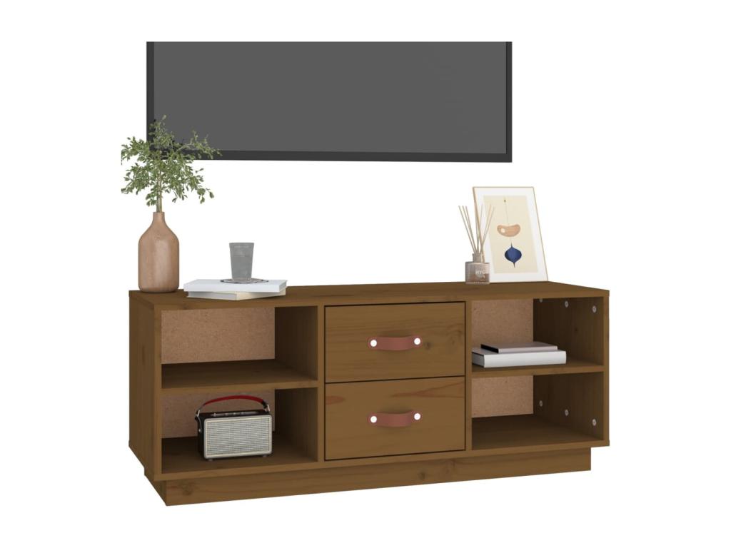 Mobile TV marrone, 100 x 34 x 40 cm
