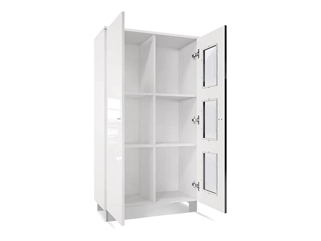 Mobile bianco per la casa a 2 ante, 71 x 129 x 35 cm