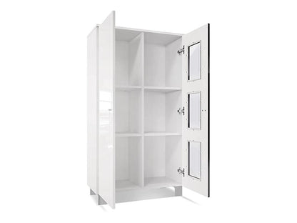 Mobile bianco per la casa a 2 ante, 71 x 129 x 35 cm