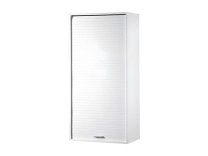 Mobile bianco per la casa con contenitore, 1 anta