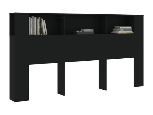 Struttura letto nera, 200 x 18,5 x 104,5 cm