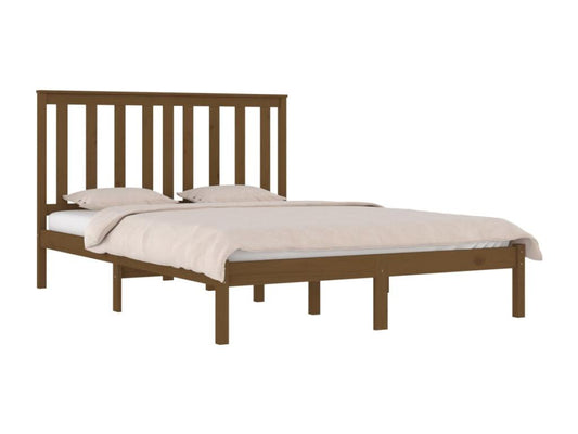 Struttura letto marrone, 200 x 200 cm