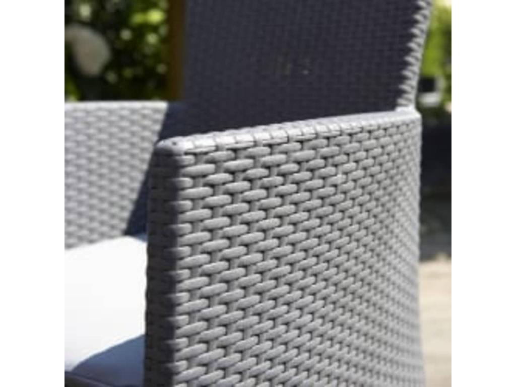 sedia da pranzo grigia