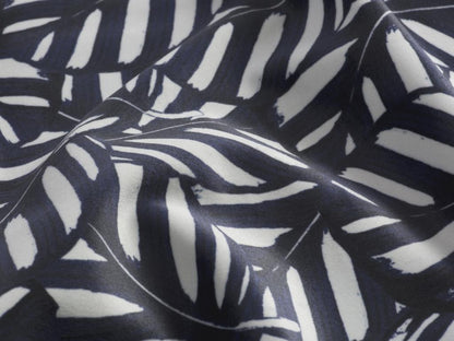 Struttura letto in velluto blu navy, 140 x 8 x 120 cm