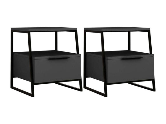 Mobile per la casa grigio antracite con 1 cassetto