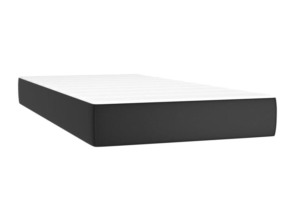 Materasso in similpelle nera, 80 x 200 cm