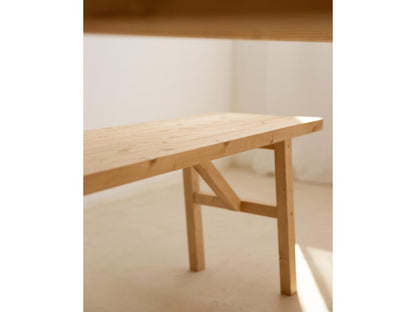 Panca marrone, 150 x 45 cm