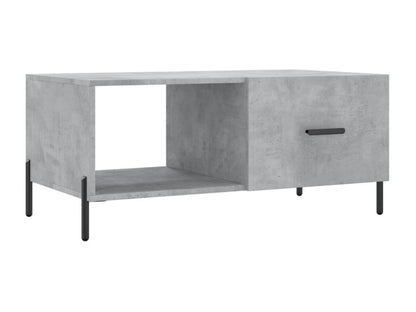 Tavolino da caffè in legno ingegnerizzato grigio, 90 x 50 x 40 cm