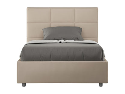 Struttura letto in similpelle, 140 x 210 cm