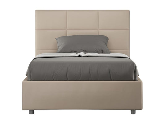 Struttura letto in similpelle, 140 x 210 cm