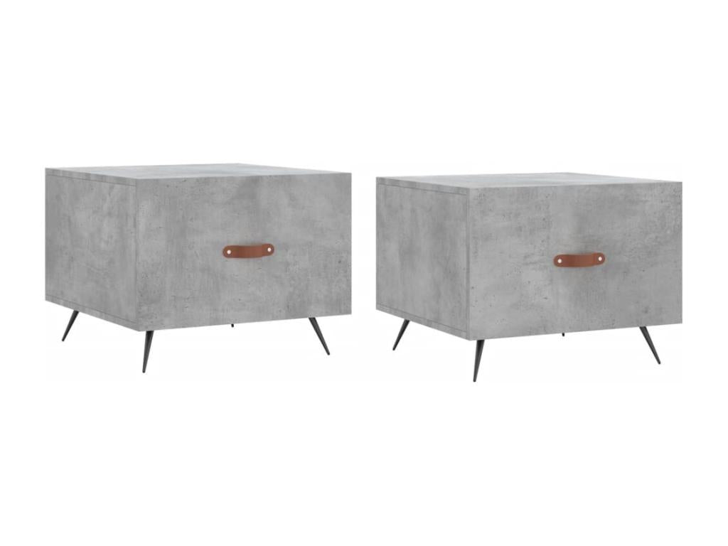 Mobili per la casa in legno ingegnerizzato grigio, 50 x 50 x 40 cm