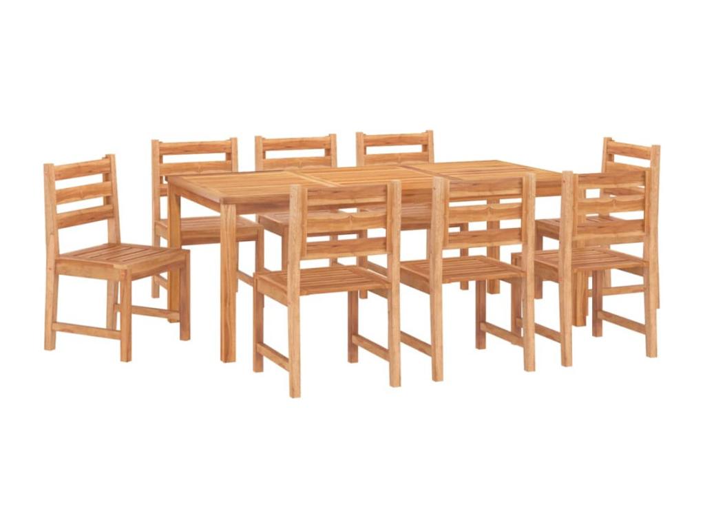 Set di mobili da esterno marroni