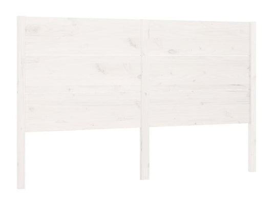 Struttura letto in legno massello bianco, 146 x 4 x 100 cm