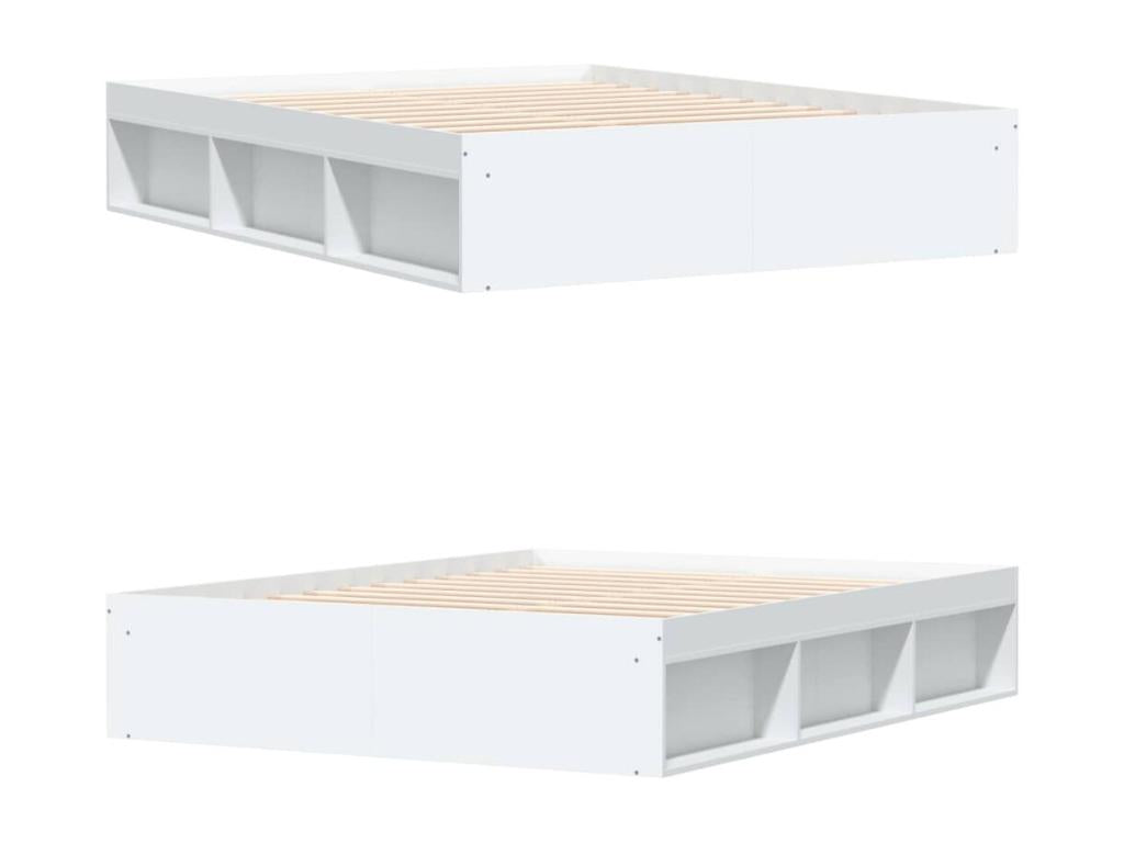 Struttura letto bianca, 150 x 200 cm