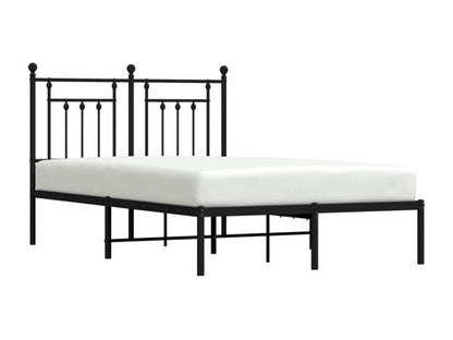 Struttura letto in metallo nero, 135 x 190 cm