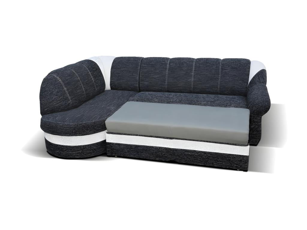 Divano letto trasformabile in velluto blu