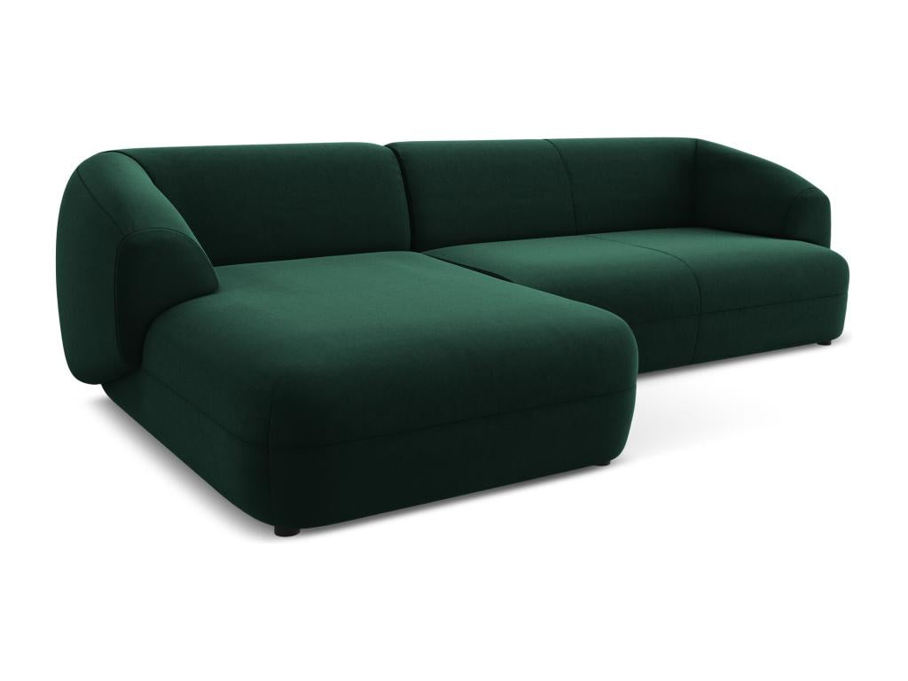 Divano in velluto verde