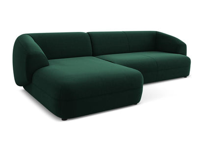 Divano in velluto verde