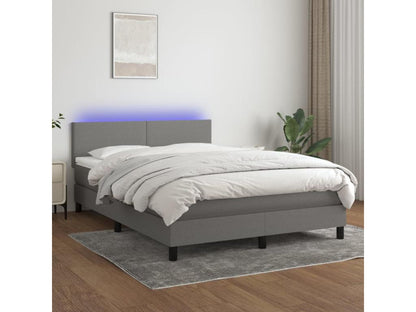 Struttura letto grigia, 140 x 190 cm
