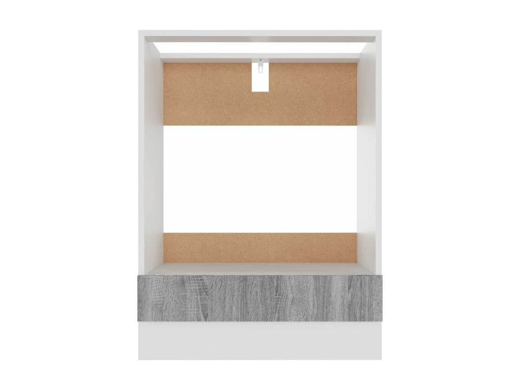 Armadio in legno ingegnerizzato grigio, 60 x 46 x 81,5 cm