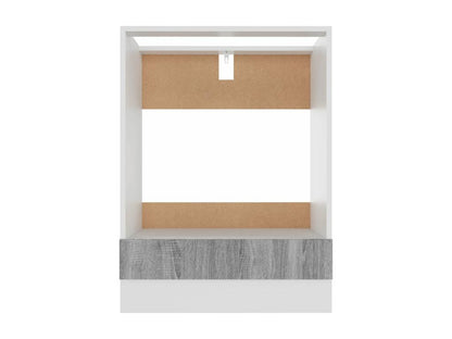 Armadio in legno ingegnerizzato grigio, 60 x 46 x 81,5 cm