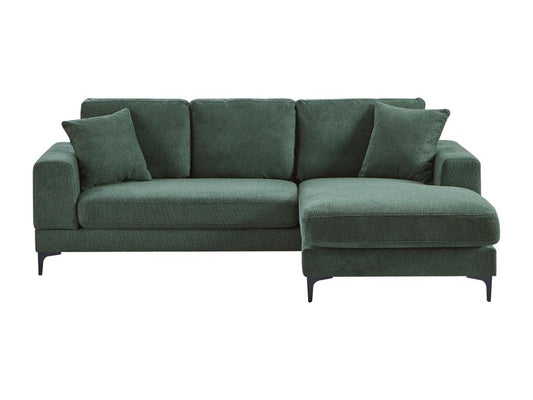 Divano in tessuto verde