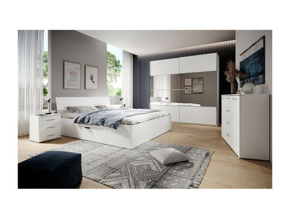 Struttura letto bianca, 180 x 200 cm