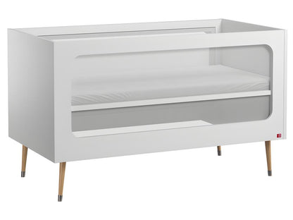 Struttura letto bianca a 4 cassetti