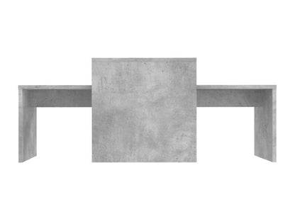 Tavolino da caffè grigio, 100 x 48 x 40 cm