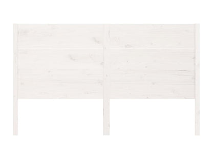 Struttura letto in legno massello bianco, 146 x 4 x 100 cm