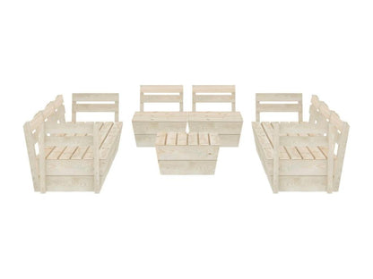 Set di mobili da esterno beige