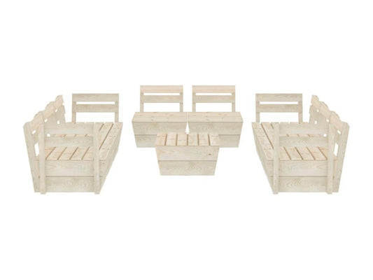 Set di mobili da esterno beige