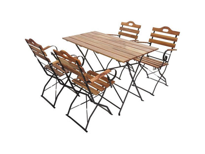 Set di mobili da esterno marroni
