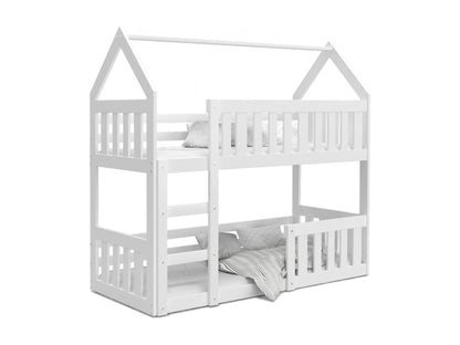 Struttura per letto a castello bianca, 80 x 160 cm