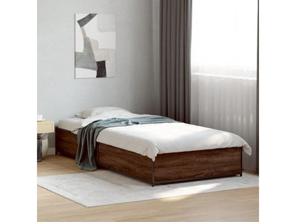 Struttura letto marrone, 90 x 190 cm