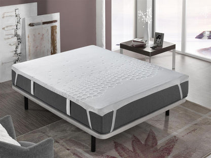 Materasso bianco in memory foam, 150 x 190 x 5 cm