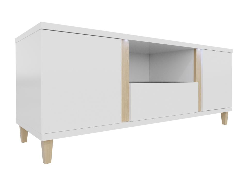 Mobile TV bianco, 150 x 50 cm