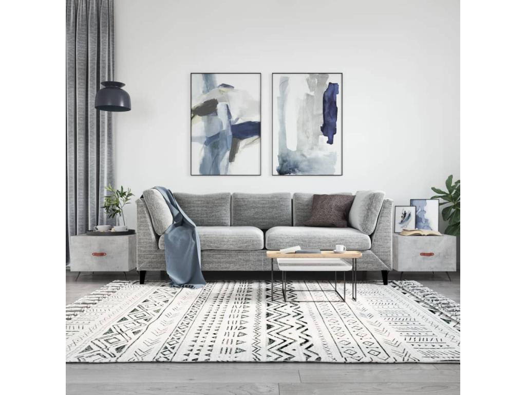 Mobili per la casa in legno ingegnerizzato grigio, 50 x 50 x 40 cm