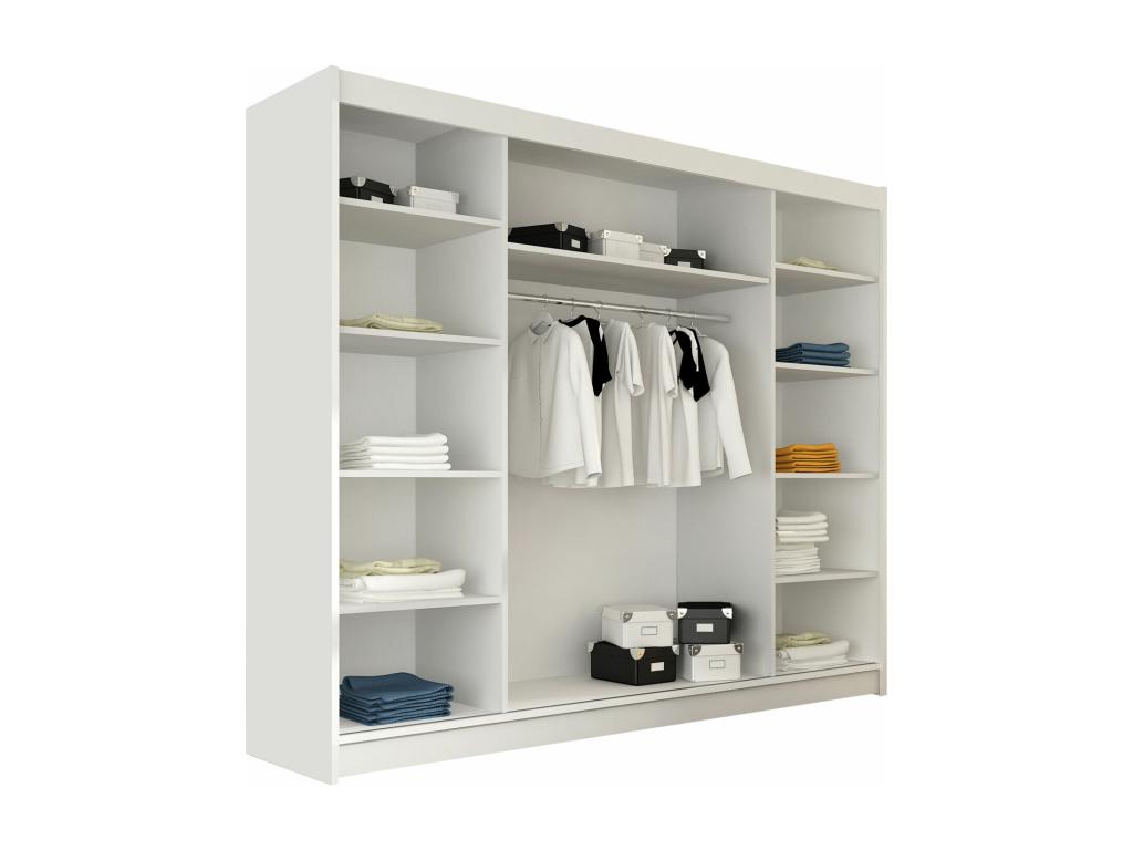 Armadio marrone, 215 x 250 x 58 cm