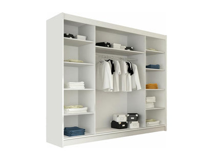 Armadio marrone, 215 x 250 x 58 cm