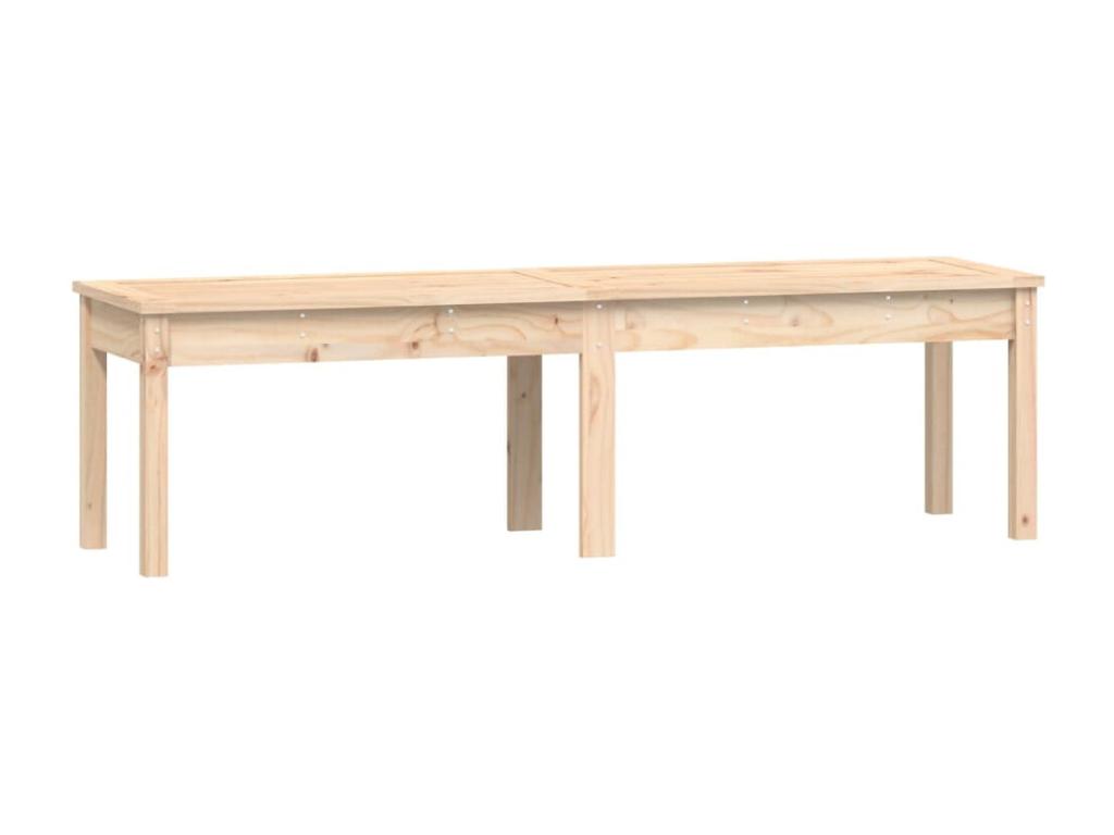 Panca in legno massello naturale, 159,5 x 44 x 45 cm