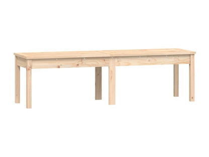 Panca in legno massello naturale, 159,5 x 44 x 45 cm