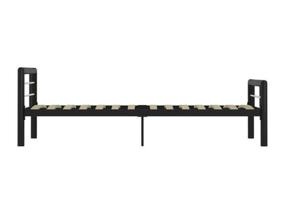 Struttura letto in metallo nero, 100 x 200 cm