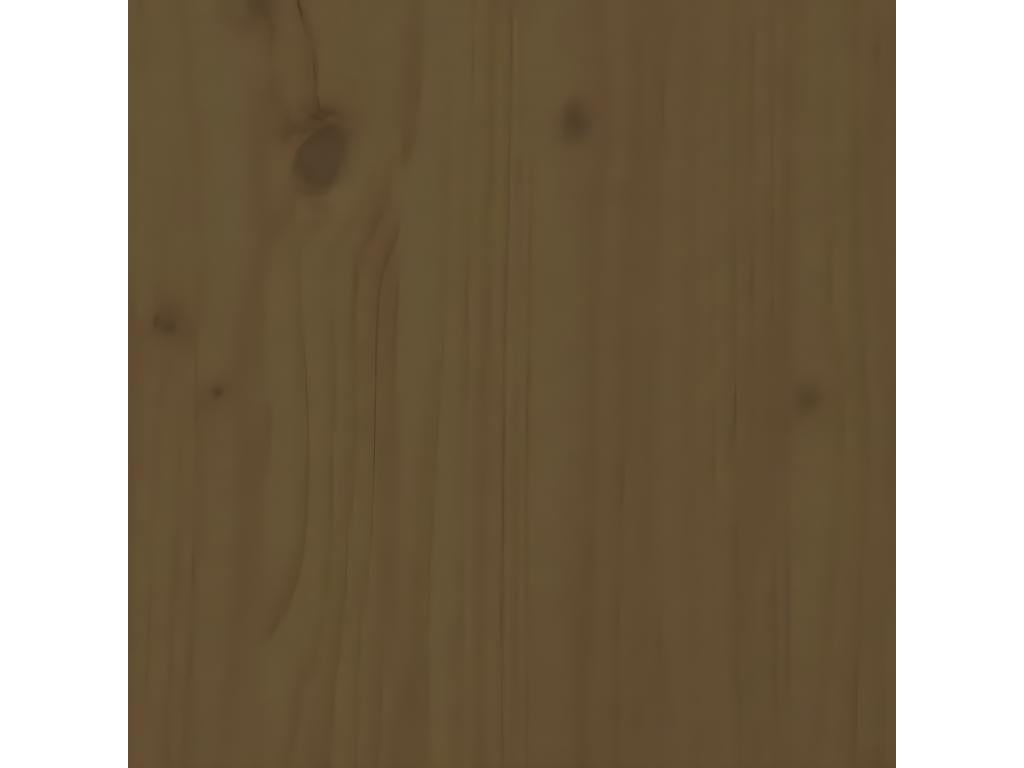 Libreria in legno massello marrone, 80 x 25 x 70 cm