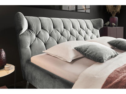 Struttura del letto in velluto