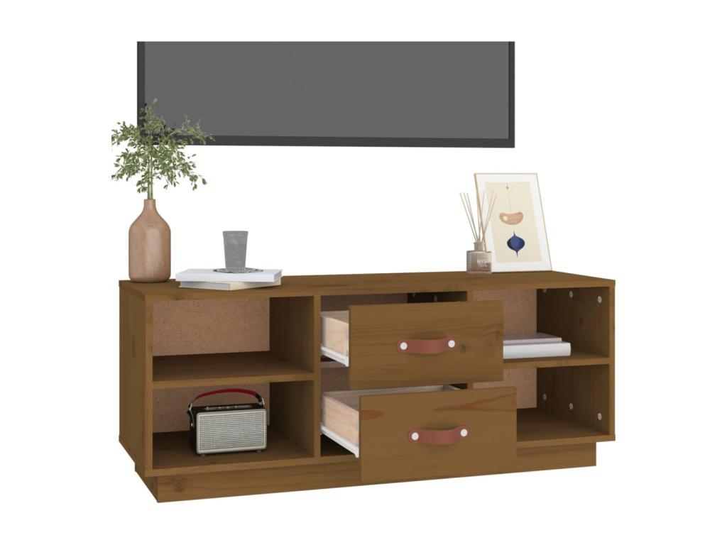 Mobile TV marrone, 100 x 34 x 40 cm