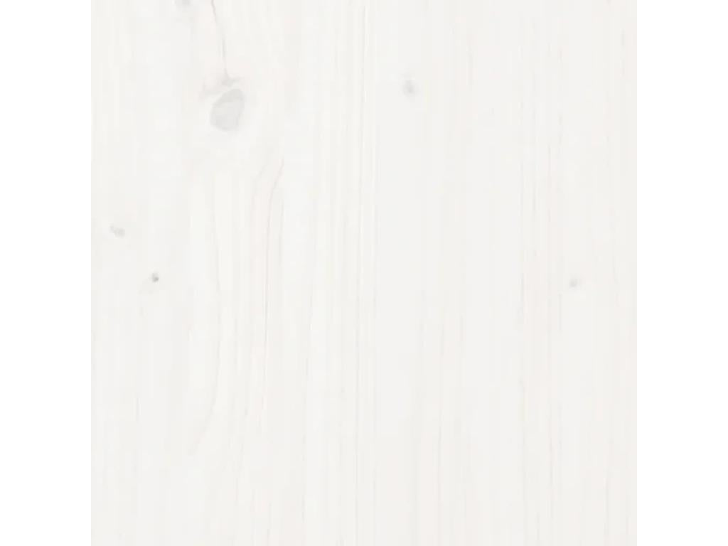 Struttura del letto in legno massello bianco