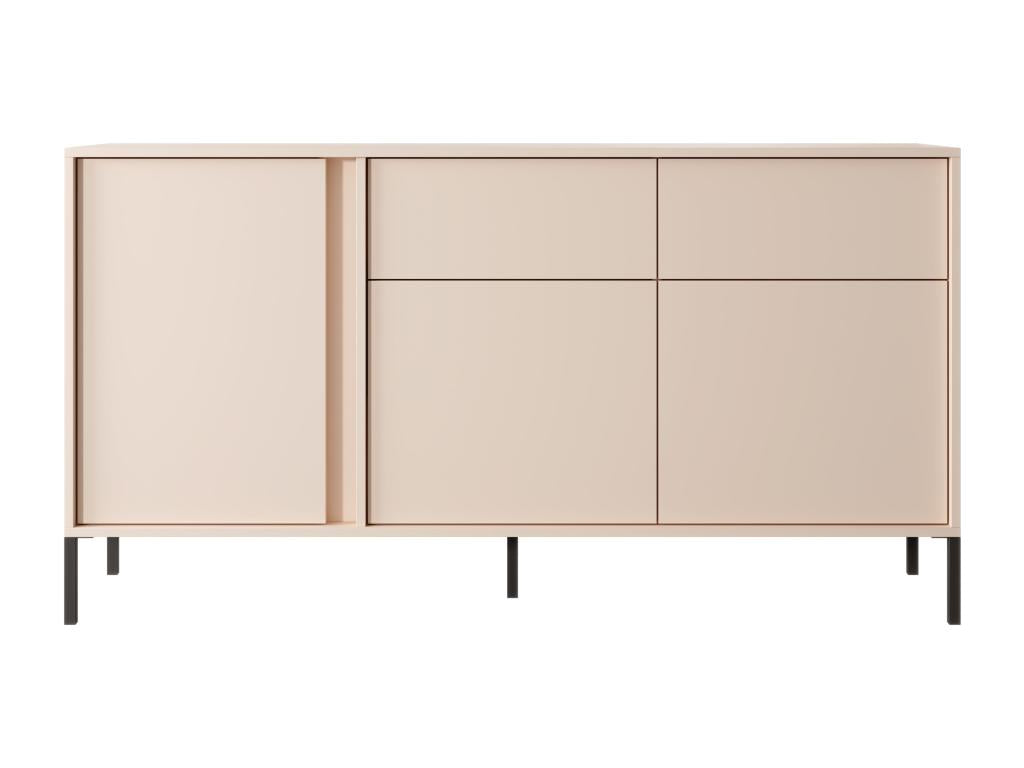 Cassettiera beige, 154 x 40 x 82 cm